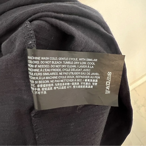 Theory Men's Black Polo Shirt Cotton Blend Size XL - Picture 13 of 13